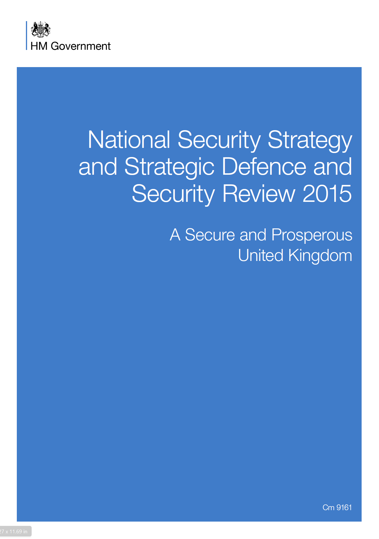Integrated Review Cover